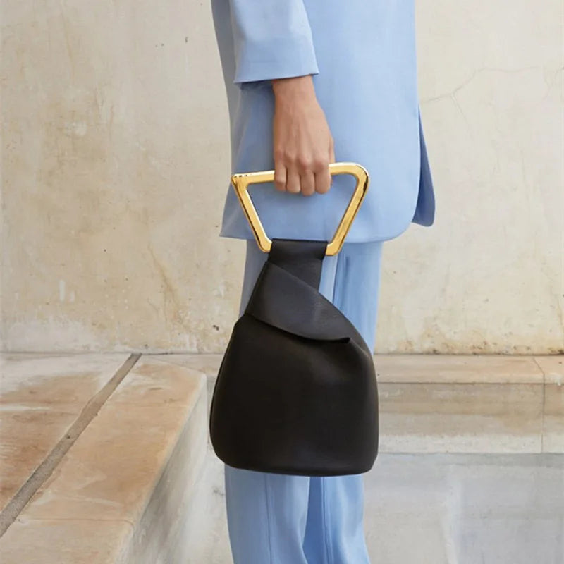 Enora Resin Handle Knot Bag
