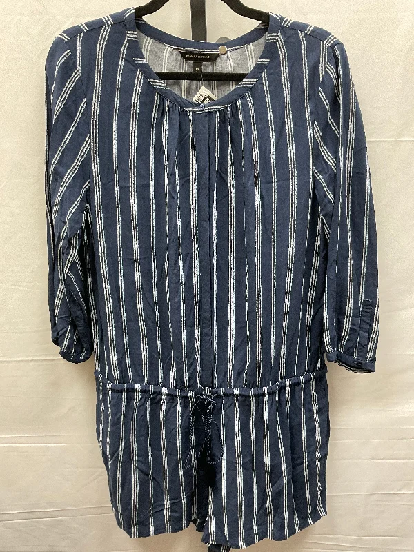 Blue Romper Banana Republic, Size M Open-back unclassified dresses