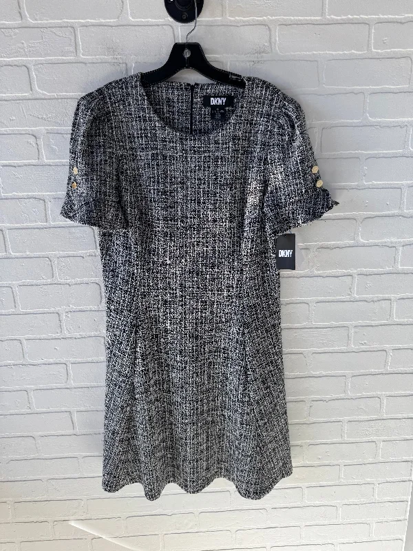 Dress Work By Dkny In Black & White, Size: Xl Spring unclassified dresses