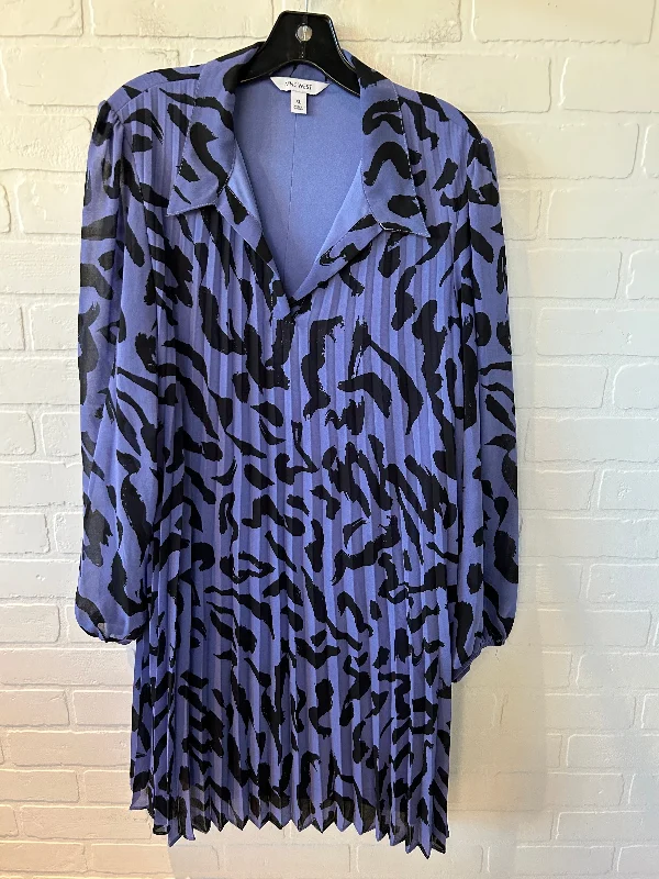 Dress Work By Nine West In Black & Blue, Size: Xl Elegant unclassified dresses