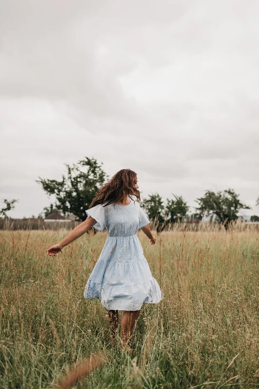Layla Summer Dress in Sky Denim unclassified dresses