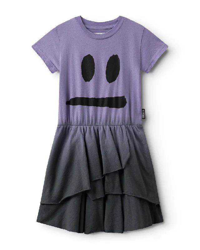NUNUNU SS24 SMIRK LAYERED DRESS in Mauve Mist Y2K unclassified dresses