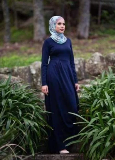 Ponte Pleated Dress - Navy A-line unclassified dresses