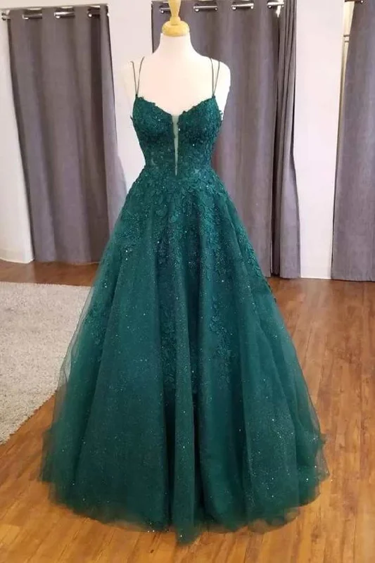 Sexy Spaghetti Straps Vintage Dresses Womens princess Prom Dress Elegant evening unclassified dresses