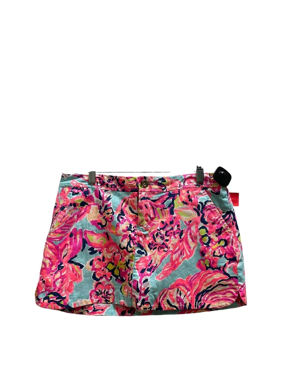 Skirt Mini & Short By Lilly Pulitzer In Pink, Size: 6 Ruffled Mini Skirt